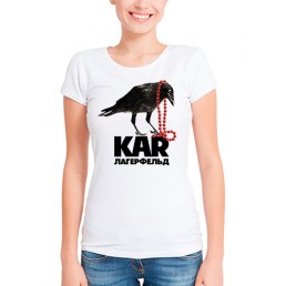 Футболка в стиле SWAG Карл Лагерфельд