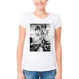 Футболка в стиле тумблер Тату Мерлин Монро