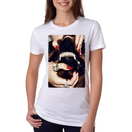 Футболка в стиле SWAG Пасть собаки