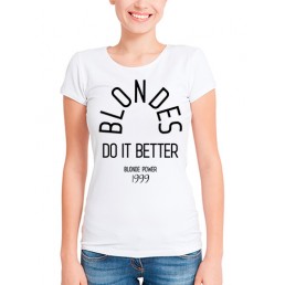 Футболка в стиле SWAG Blondes do it better