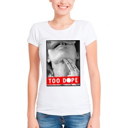 Футболка в стиле тумблер Too dope