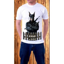 Футболка мужская Доберман Футболка мужская Доберман