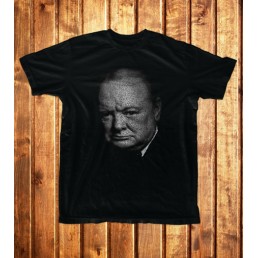 Футболка мужская Черчилль.Never give up Футболка мужская Черчилль.Never give up