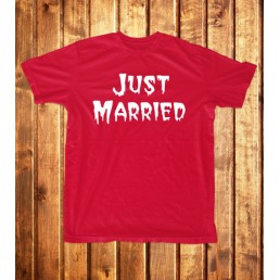 Мужская футболка Just Married